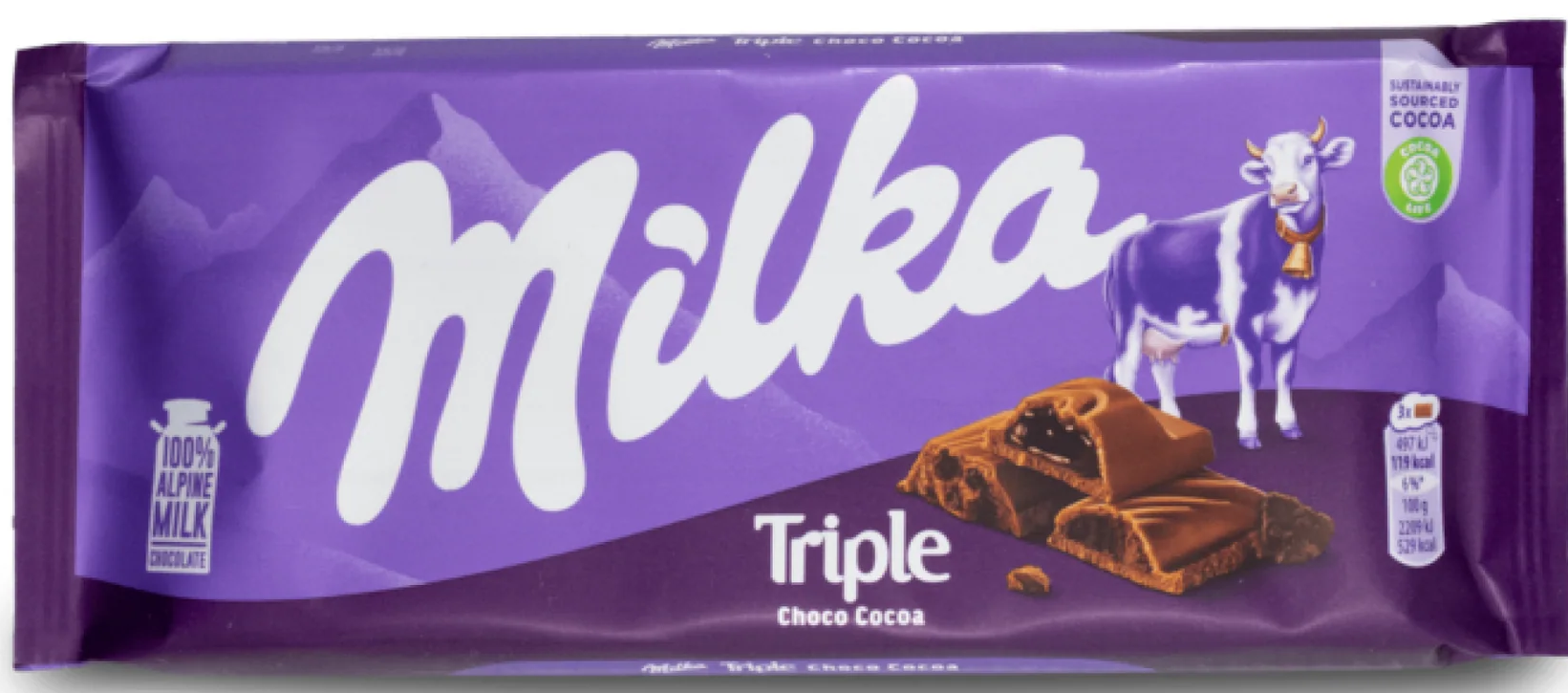 milka Triple Choco Cocoa 90g